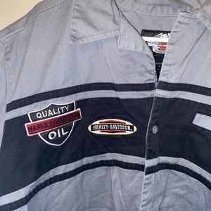 Mens Harley Davidson button up